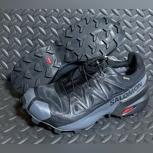 Salomon Speedcross GTX Trail Shoes Black Quiet Shade 475690 GoreTex Mens Size 10